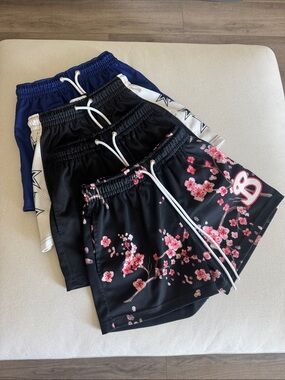 BucketSquad Shorts Adult Cherry Blossom Stars SC